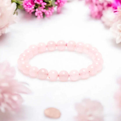 Rose Quartz Bracelet (Beads - 8mm)