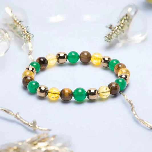 Money Magnet Crystal Bracelet | 8mm | Attract Prosperity & Success