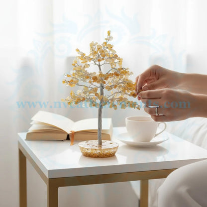 Citrine Natural Crystal Stone Tree