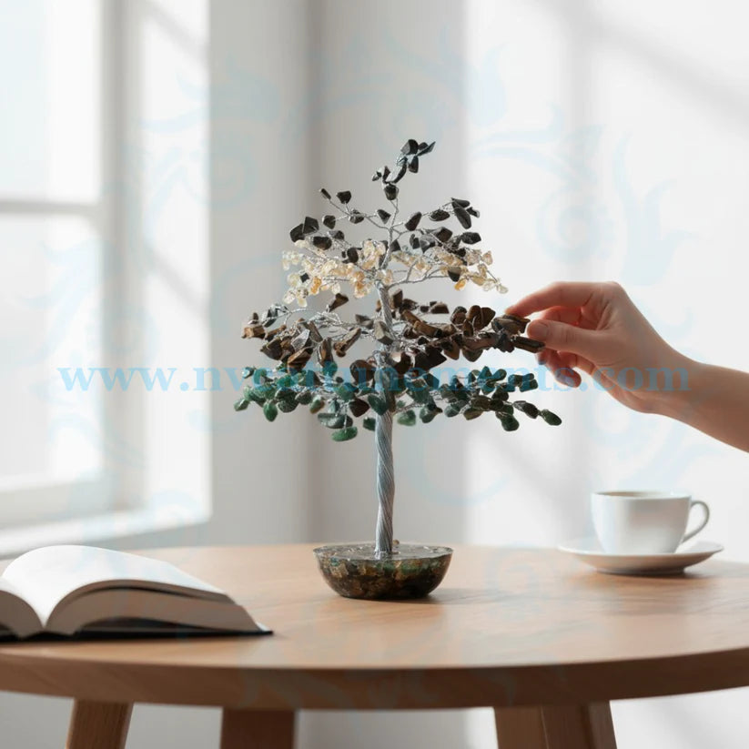 Money Magnet Natural Crystal Stone Tree