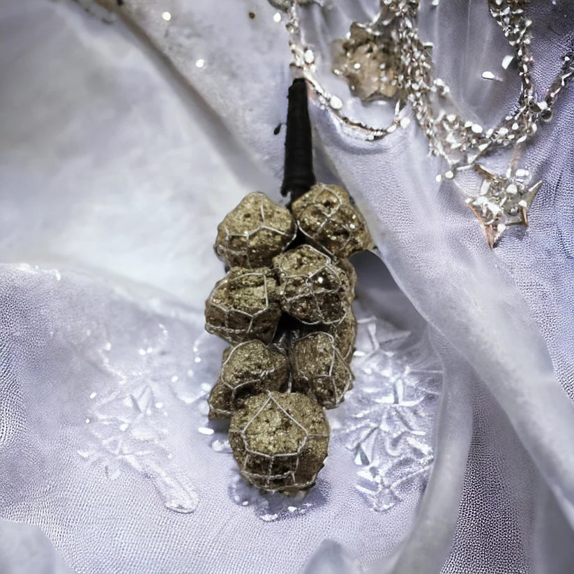 PYRITE NATURAL CRYSTAL STONE HANGING
